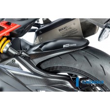 Ilmberger Carbon Rear Hugger Including Upper Cable Guard Matt for the Ducati Multistrada Pikes Peak '21-25 / V4 Rs '24